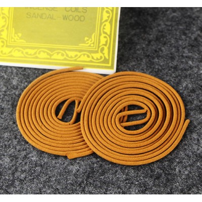 Factory supplier for natural wood powder coil incense for buddhist